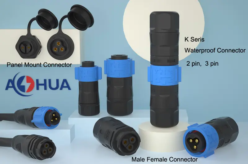 K-Series-Waterproof-Male-Female-Connector
