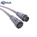 AHUA M12 2+3 pin 1.0mm 0.3mm male female waterproof IP67 electric wire connectors