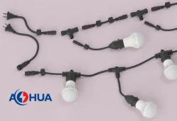 AOHUA T type waterproof wire harness- cable wire connectors for various led lightings