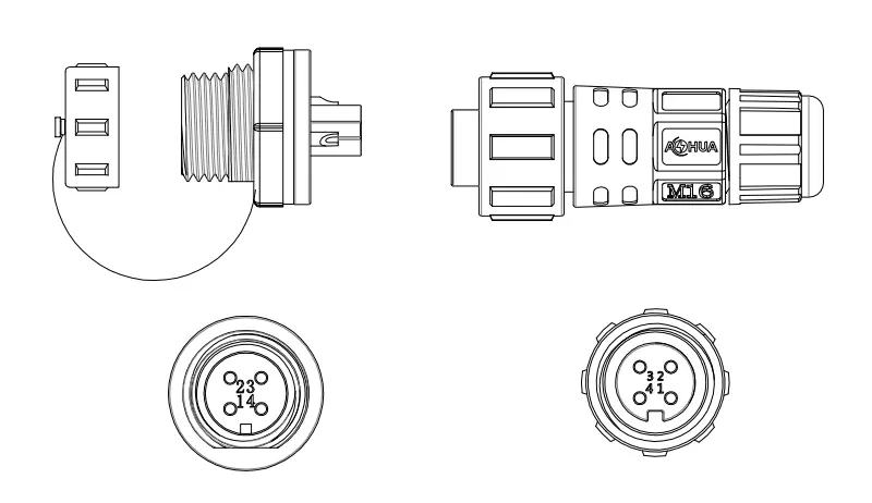 4pin connectors