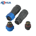 Bayonet Docking Power 10A Self Locking Wire To Wire Male FemaleWaterproof Connector Customized