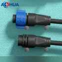 Self Locking K15 3pin 10A Docking Waterproof Connector Male to Female Plug Unplug Power Cable Solutions