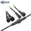 Solar Charging And Constant Current Driver Male Female 2pin 3pin Pre-mold PVC Waterproof Connector Wire Solution