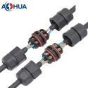 M15/M16/M20/M21/M23/M25 LED Light Power Wiring Harness Straight L Type Fast Connect Waterproof Connector 2pin 3pin