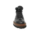 Wholesale women fashionable bootie shoe in black genuine leather