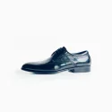 Fashion height 7cm men dress shoe in black genuine leather