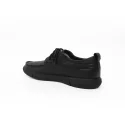 Wholesale height 7cm men casual shoe in black genuine leather