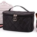 Women Travel Cosmetic Bags Diamond Lattice Zipper Makeup Bags Organizer Beauty Toiletry Bag Bath Wash Make Up Kits Case