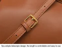 High Quality Leather Shoulder Bags for Women 2021 Luxury Designer Handbag Leisure Simple Crossbody Saddle Bag33