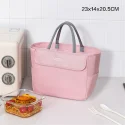 Portable Large Capacity Lunch Bag Thermal Insulated Tote Picnic Cooler Pouch Waterproof Oxford School Food Container6