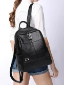2022 Unisex Genuine Leather Backpack Satchel Student Bag Grils School Book Bag Female or Male Daypack Travel Shoulder Bag