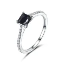 Green Emerald Gemstone Rings for Women Genuine 925 Sterling Silver Fashion May Birthstone Ring Romantic1 (6)