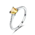 Green Emerald Gemstone Rings for Women Genuine 925 Sterling Silver Fashion May Birthstone Ring Romantic1 (12)