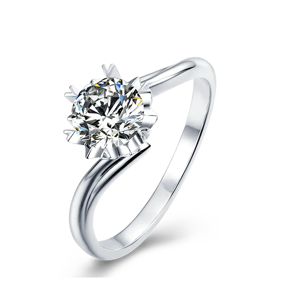 Solid-925-Sterling-Silver-Ladies-Ring-1-0-Moissan-Diamond-Classic-Simple-Snowflake-Party-Engagement (7)