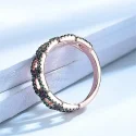 Colorful Gemstone Wedding Engagement Rings for Bride 100 Real 925 Sterling Silver Rings Women Fine (4)