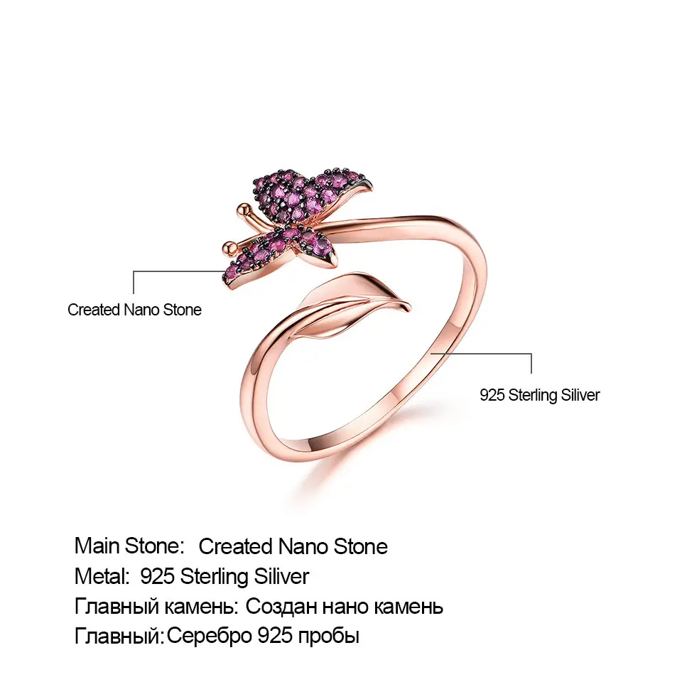 Pure-925-Sterling-Silver-Rings-Created-Nano-Pink-Moganite-Butterfly-Adjustable-Rings-For-Women-Romantic (4)