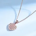 Pure 925 Sterling Silver Pendants Necklaces For Women Wedding Anniversary Gift With Chain Fine Jewelry (4)