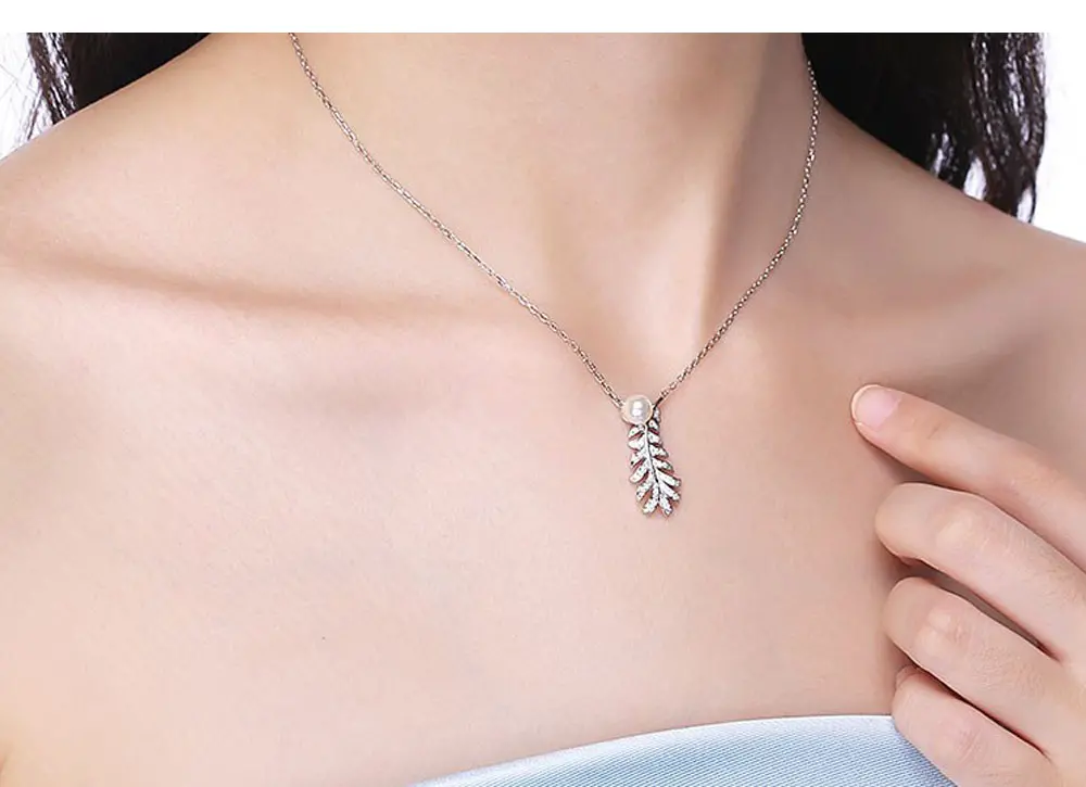 Feather-Real-925-Sterling-Silver-Necklace-Zircon-Pearl-Chain-Necklaces-For-Women-Romantic-Wedding-Gift (11)