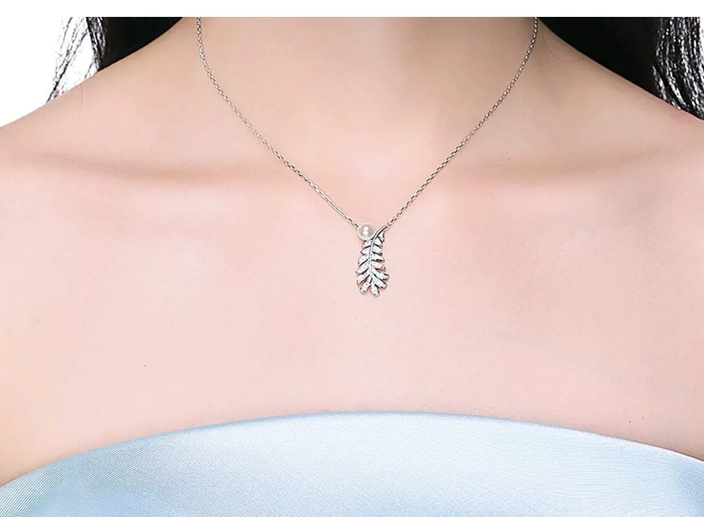 Feather-Real-925-Sterling-Silver-Necklace-Zircon-Pearl-Chain-Necklaces-For-Women-Romantic-Wedding-Gift (10)
