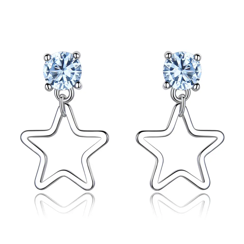 Cute-925-Sterling-Silver-Bear-Created-Sky-Blue-Stone-Stud-Earrings-Fine-Jewelry-For-Girl (6)