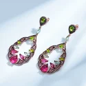 Vacation Style Dorp Earrings 925 Sterling Silver Dangle Earrings For Women Birthday Trendy Fine Jewelry (5)