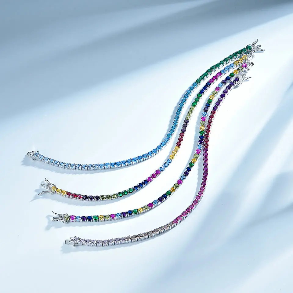 Rich-Color-Created-Nano-Rainbow-Gemstone-Bracelet-For-Women-925-Sterling-Silver-Jewelry-Romantic-Wedding (19)