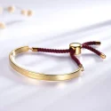 Solid 925 Sterling Silver Bangles Free Expansion Anniversary Bracelets Gifts Couple for Women Luxury and Casual Bangles