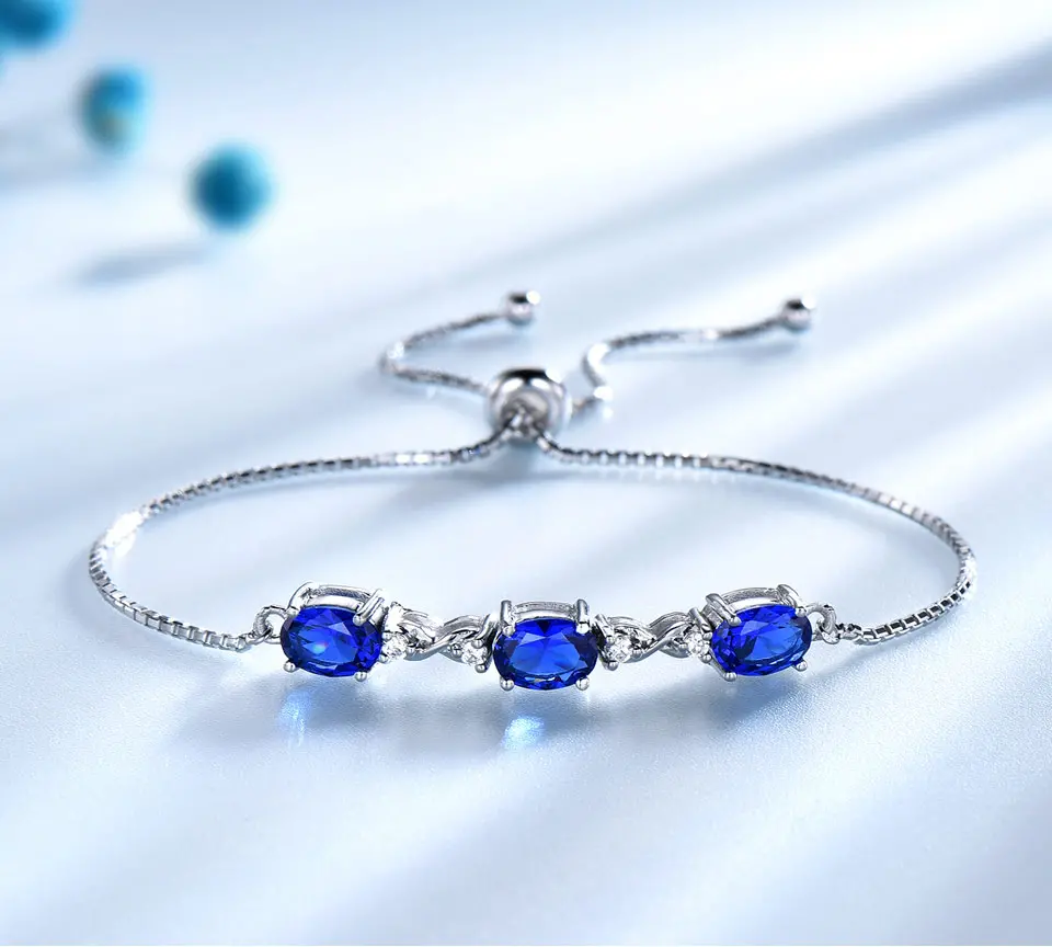 Real-925-Silver-Bracelet-Oval-Created-Nano-Blue-Sapphire-Bracelets-Bangles-Free-expansion-Romantic-Jewelry (8)