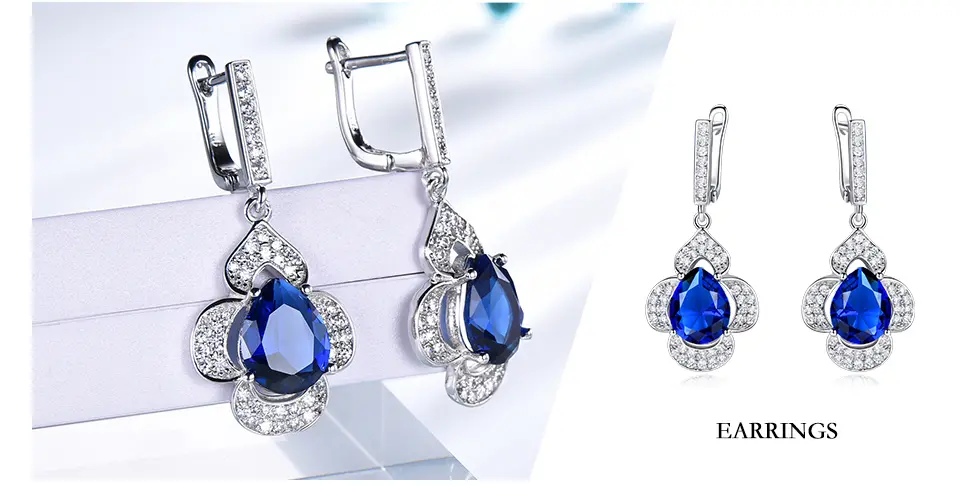 925-Sterling-Silver-Jewelry-Set-for-Women-Blue-Sapphire-Gemstone-Ring-Pendant-Drop-Earrings-Female (11)