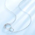 Trendy Letter Jewelry 925 Sterling Silver Bracelet Chain Earrings Rings For Women Mother s Day (2)