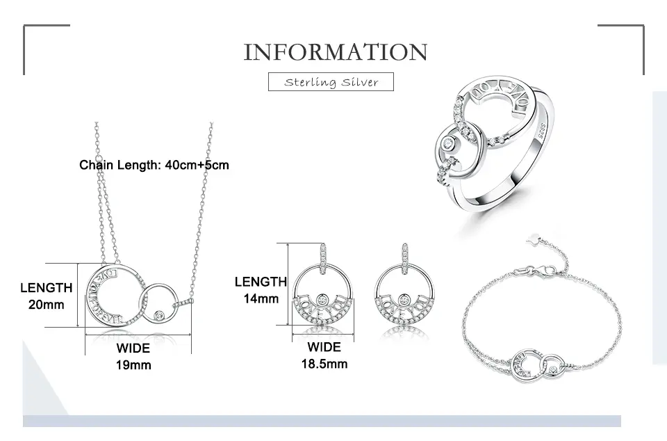 Trendy-Letter-Jewelry-925-Sterling-Silver-Bracelet-Chain-Earrings-Rings-For-Women-Mother-s-Day (9)