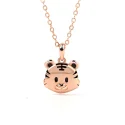 Zodiac Lucky Tiger Enamel Smart Pendant Necklace