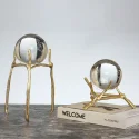 Home Decoration Creative Pure Brass Crystal Ball Display/Furnishing Living Room articles