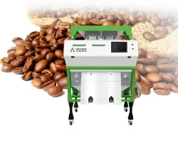 The coffee bean color sorter makes the coffee more fragrant