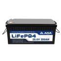 AGA 25.6V 200AH LiFePO4 Lithium Battery built in BMS board in ABS plastic case