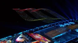 Highlights of the 2020 Spring Festival Gala, 1500 drones staged the “Man-Machine Dance” Sky Screen Show