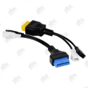 OBD female to AUDI-2Pin+2Pin cable