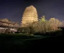 Ancient charm and new light：shining with Baitr lighting, the Little Wild Goose Pagoda in Xi'an