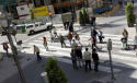 Spanish intelligent zebra crossing realizes traffic light conversion according to pedestrian flow