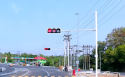Led traffic signals in Myanmar