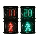 300mm Red and Green Countdown Timer +Red Static Green Dynamic Pedestrian Crossing Light