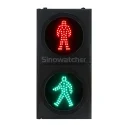 200mm Clear Lens Red and Green Static Pedestrian Traffic Light