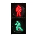 200mm Red Static and Green Running Pedestrian Traffic Light