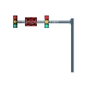 Traffic signal pole