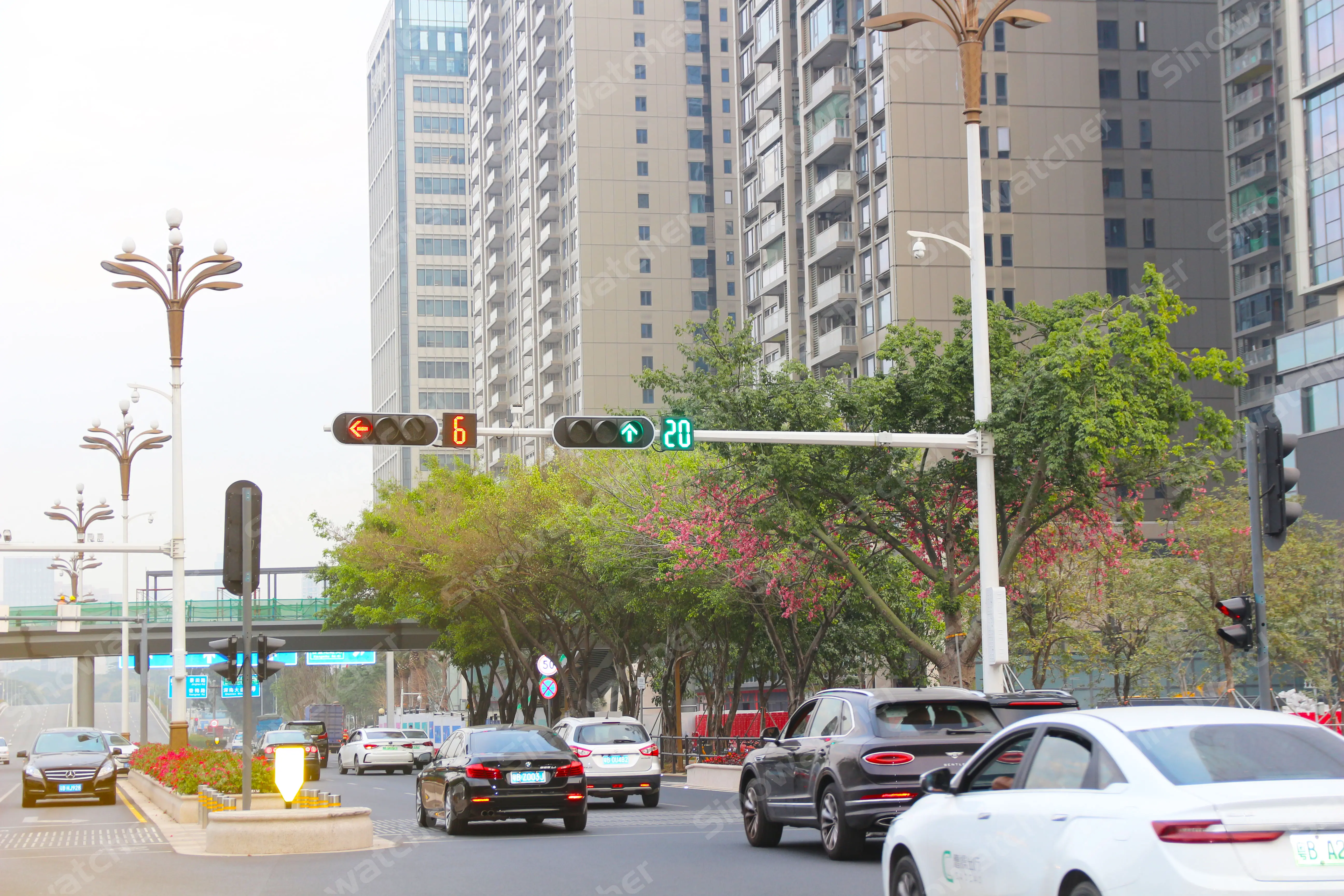 Led traffic light in Shenzhen