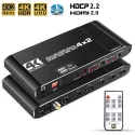 4K HDMI Matrix 4 in 2 out ARC HDMI2.0b 4K 60HZ EDID