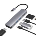 5 in 1 USB Type C Hub with USB3.0 USB2.0 SD TF Card Reader USB-C USB A 2 in 1 docking station For PC Laptop Computer Accessories