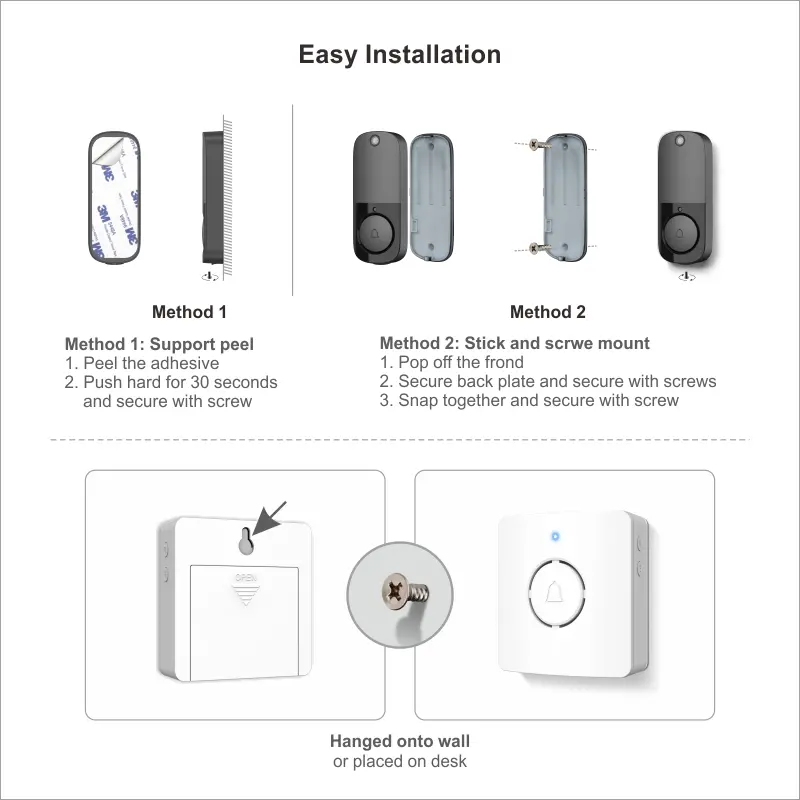 RL-IP10A Tuya WiFi smart photo doorbell (6)