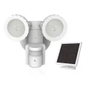 180-Degree White Solar Powered Motion Activated Outdoor Integrated LED Flood Light # RL-SL02C