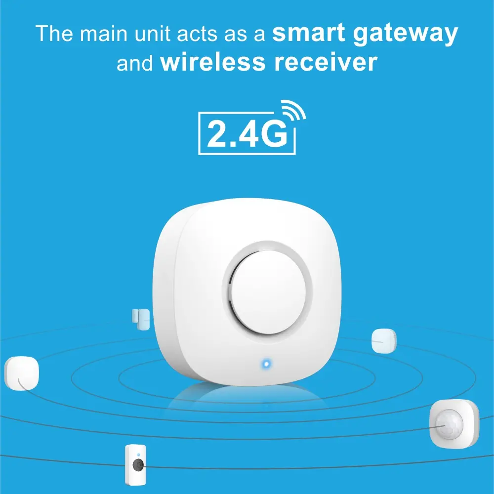 Smart hub,gateway for smart home, RL-WIFI05DC-G3, Tuya smart, 2.4GHz WiFi, automation, push notification, up to 15 RF 433MHz sub devices 2